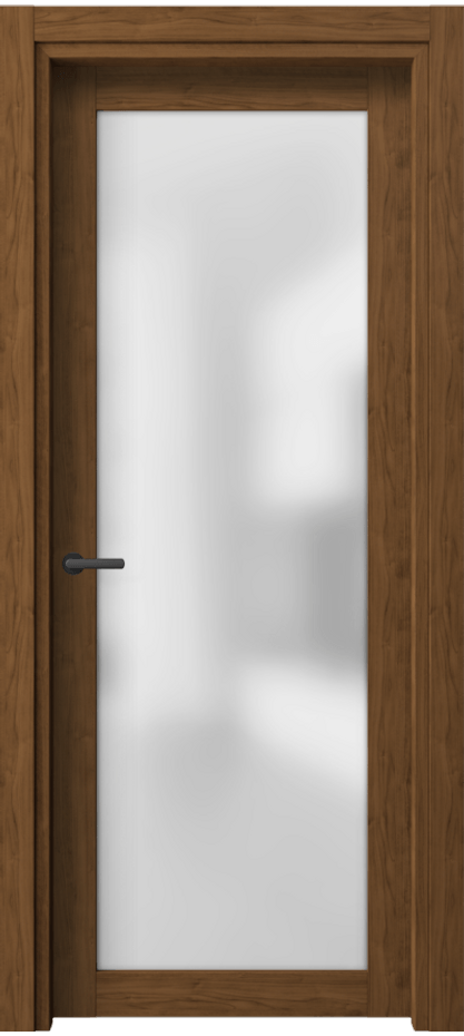 Межкомнатная дверь Нео 2102 Лесной орех Сатинированное стекло Цена 29819 ₽ | Volhovec