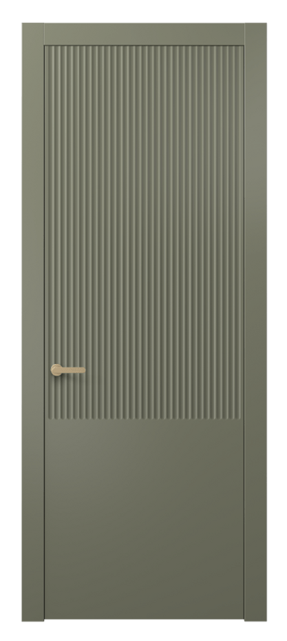 Межкомнатная дверь Альба 8646 Матовый оливковый тёмный  Цена 69890 сом | Volhovec
