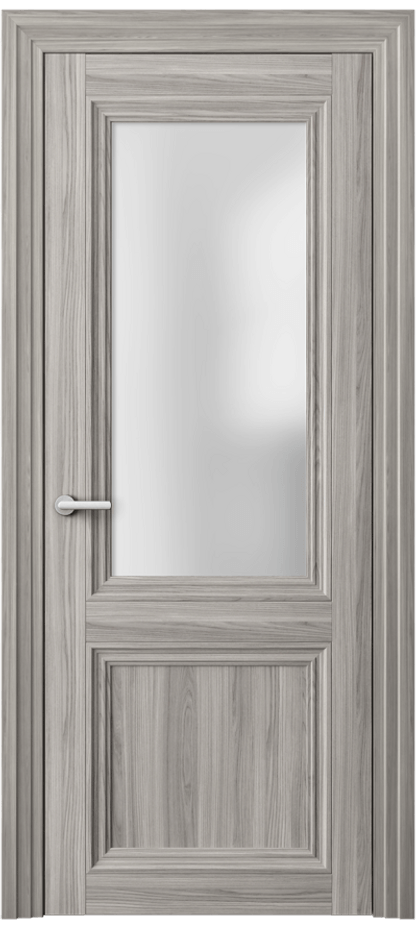 Межкомнатная дверь Центро 2524 Имбирный ясень Сатинированное стекло Цена 64940 сом | Volhovec