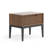 Тумба прикроватная Velvet 1 ящик дуб каштановый матовый