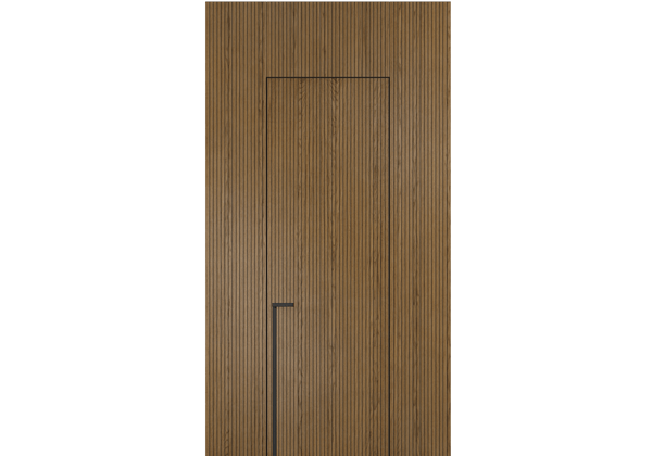 Панели для отделки стен Стеновая панель Фрезерованные Дуб янтарный. Цвет Дуб янтарный. Материал Шпон ценных пород. Коллекция Фрезерованные. Картинка.