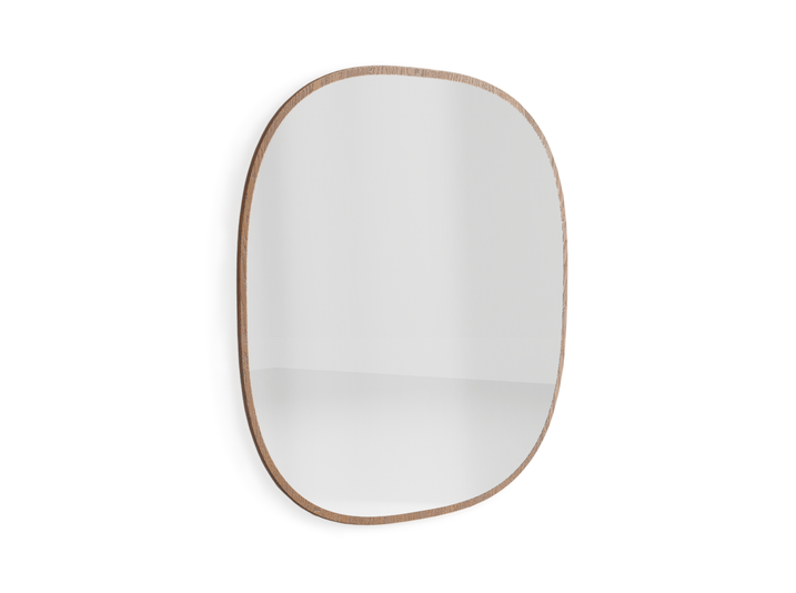 Мебель Зеркало настенное Примо 105×105 см. Цвет Дуб каштановый матовый. Материал Массив дуба матовый. Коллекция Зеркало настенное Примо 105×105 см. Картинка.