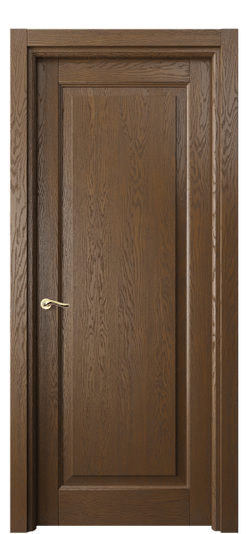 Дверь межкомнатная 0701 ДКР.Б. Цвет Дуб королевский брашированный. Материал Массив дуба брашированный. Коллекция Лигнум. Картинка.