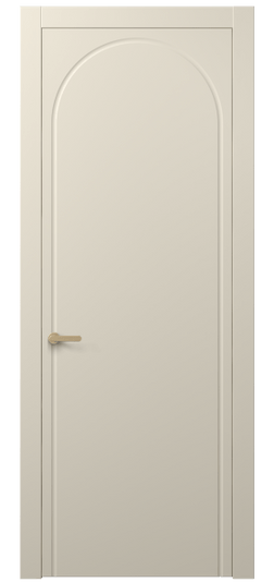 Дверь межкомнатная 8647 МБСР. Цвет Матовый бежево-серый. Материал Гладкая эмаль. Коллекция Альба. Картинка.