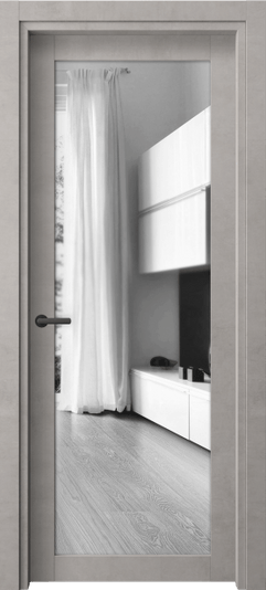 Дверь межкомнатная 2102 neo ЛСЕ ДВ ЗЕР. Цвет Леон серебро. Материал Технофойл Ламинатин. Коллекция Нео. Картинка.