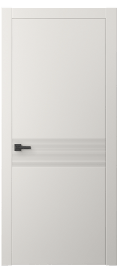 Дверь межкомнатная АКП 8041 МПБЛ. Цвет Матовый пудровый белый. Материал Гладкая эмаль. Коллекция Линия. Картинка.