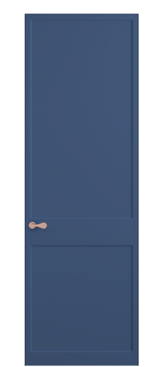 Дверь межкомнатная 7521 Отдалённо-синий RAL 5023. Цвет RAL Отдалённо-синий RAL 5023. Материал Гладкая эмаль. Коллекция Софтформ. Картинка.