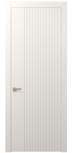 Дверь межкомнатная АКП 8643 МПБЛ. Цвет Матовый пудровый белый. Материал Гладкая эмаль. Коллекция Альба. Картинка.