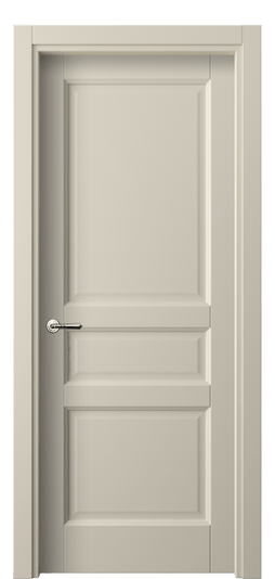Дверь межкомнатная 1431 ПЭСБ. Цвет ПЭТ светло-бежевый. Материал ПЭТ. Коллекция Галант. Картинка.