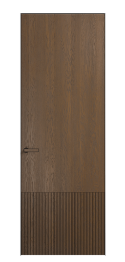 Дверь межкомнатная 8202 ДТМ.М. Цвет Дуб туманный матовый. Материал Массив дуба матовый. Коллекция Вельвет. Картинка.