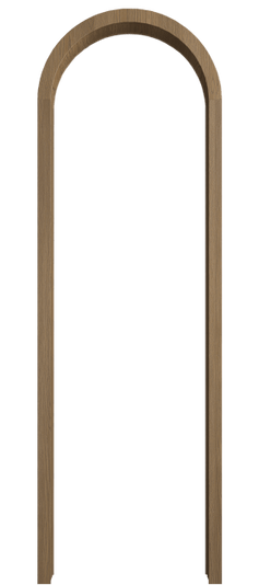 Дверь межкомнатная Арка ДМС.М. Цвет Дуб мускатный матовый. Материал Массив дуба матовый. Коллекция Палаццо. Картинка.