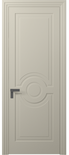 Дверь межкомнатная 8361 МБСР. Цвет Матовый бежево-серый. Материал Гладкая эмаль. Коллекция Рокка. Картинка.
