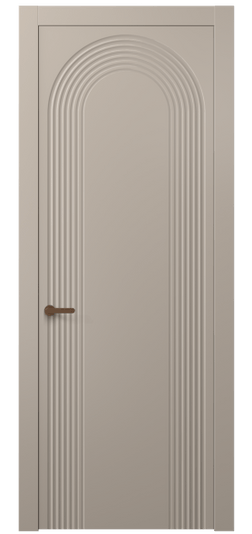 Дверь межкомнатная АКП 8648 МБСК. Цвет Матовый бисквитный. Материал Гладкая эмаль. Коллекция Альба. Картинка.