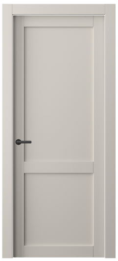 Дверь межкомнатная 2121 ПЭСС. Цвет ПЭТ светло-серый. Материал ПЭТ. Коллекция Нео. Картинка.