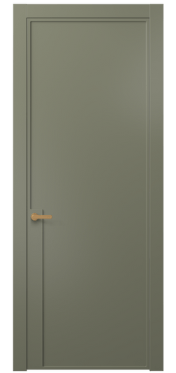 Дверь межкомнатная АКП 8603 МОТ. Цвет Матовый оливковый тёмный. Материал Гладкая эмаль. Коллекция Фрэйм. Картинка.