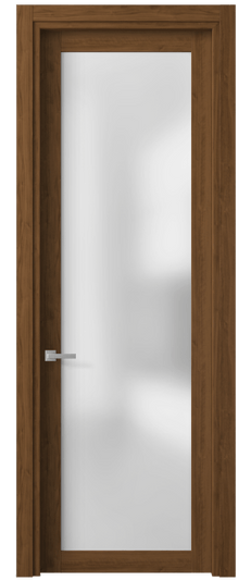 Дверь межкомнатная 2102 ЛОР САТ. Цвет Лесной орех. Материал Ламинатин. Коллекция Планум. Картинка.