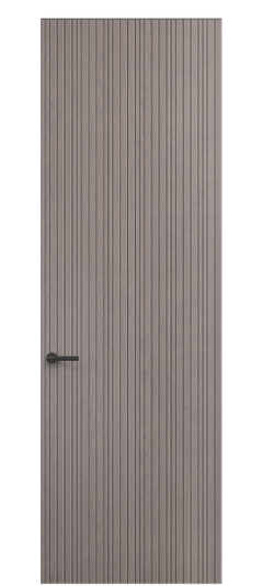 Дверь межкомнатная 0021 ДДМ. Цвет Дуб дымчатый. Материал Шпон ценных пород. Коллекция Селект. Картинка.