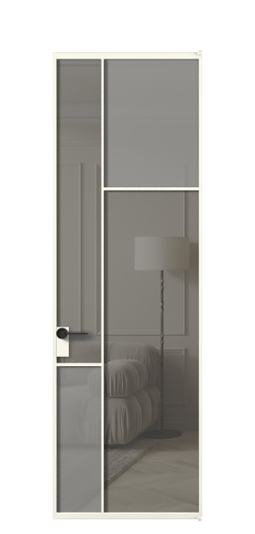 Межкомнатная дверь АЛПЛ041.11 АЖМ Серый сатин матовое + Серый прозрачное. Цвет Алюминий жемчужный. Материал Алюминий в эмали. Коллекция Мозаик. Фото. Дверь межкомнатная АЛПЛ041.11 АЖМ Серый сатин матовое + Серый прозрачное. Цвет Алюминий жемчужный. Материал Алюминий в эмали. Коллекция Мозаик. Картинка.